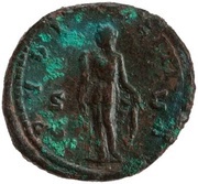 As - Faustina the Younger PVDICITIA S C; Pudicitia, Rome, 145-161 reverse image