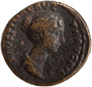 As - Faustina the Younger VENVS S C; Venus obverse image