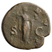 As - Faustina the Younger VENVS S C; Venus, Rome, 145-161 reverse image
