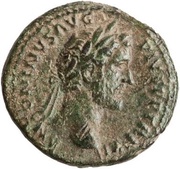 As - Antoninus Pius COS IIII S C obverse image