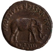As - Antoninus Pius MVNIFICENTIA AVG COS IIII S C, Rome, 148-149 reverse image