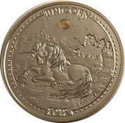 1000 Francs Unicorn I, Cameroon, 2012 reverse image