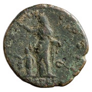 As - Marcus Aurelius TR POT III COS II PIETAS S C; Pietas, Rome, 148-149 reverse image