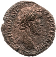 As - Antoninus Pius BONVS EVENTVS COS IIII S C; Bonus Eventus obverse image