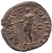 As - Antoninus Pius BONVS EVENTVS COS IIII S C; Bonus Eventus, Rome, 151-152 reverse image