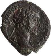 As - Antoninus Pius BRITANNIA COS IIII S C; Britannia obverse image