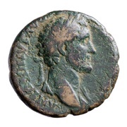 As - Antoninus Pius COS IIII S C; Hercules obverse image