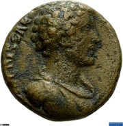 As - Marcus Aurelius TR POT VIIII COS II S C; Salus obverse image