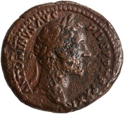As - Antoninus Pius COS IIII S C obverse image