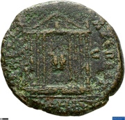 As - Antoninus Pius AEDE DIVI AVG REST COS IIII S C, Rome, 158-159 reverse image