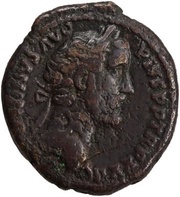 As - Antoninus Pius COS IIII S C obverse image