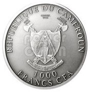 1000 Francs Infant gorilla obverse image