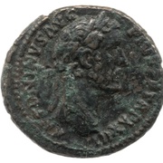 As - Antoninus Pius TEMPL[VM DIV AVG] REST COS IIII S C obverse image