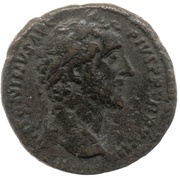 As - Antoninus Pius VOTA SVSCEPTA DEC III COS IIII S C obverse image