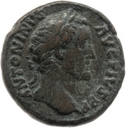As - Antoninus Pius TR POT XXIIII COS IIII S C obverse image