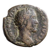 As - Antoninus Pius TR POT XXIIII COS IIII S C obverse image