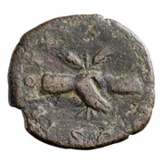 As - Antoninus Pius TR POT XXIIII COS IIII S C, Rome, 160-161 reverse image
