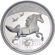 1000 Francs Year of the Wooden Horse, Cameroon, 2014 reverse image