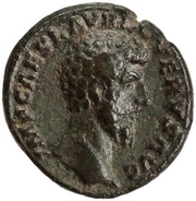 As - Lucius Verus and Marcus Aurelius CONCORD AVGVSTOR TR P II COS II S C obverse image
