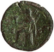 As - Faustina the Younger CERES S C; Ceres, Rome, 161-176 reverse image