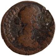 As - Faustina the Younger DIANA LVCIF S C; Diana obverse image