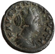 As - Faustina the Younger FECVND AVGVSTAE S C; Fecunditas obverse image