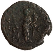 As - Faustina the Younger HILARITAS S C; Hilaritas, Rome, 161-176 reverse image