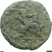 As - Faustina the Younger MATRI MAGNAE S C; Cybele, Rome, 161-176 reverse image
