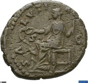 As - Faustina the Younger SALVTI AVGVSTAE S C; Salus, Rome, 161-176 reverse image