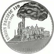 1000 Francs Union Pacific 119, Cameroon, 2015 reverse image