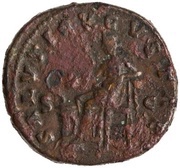 As - Faustina the Younger SALVTI AVGVSTAE S C; Salus, Rome, 161-176 reverse image
