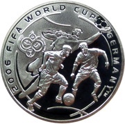100 Dram FIFA World Cup - Germany, Armenia, 2004 reverse image