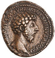As - Marcus Aurelius SALVTI AVGVSTOR TR P XVII COS III S C; Salus obverse image