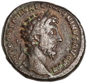 As - Marcus Aurelius SALVTI AVGVSTOR TR P XVII COS III S C; Salus obverse image
