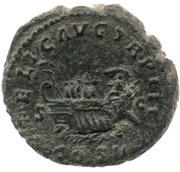 As - Lucius Verus FELIC AVG TR P III COS II S C, Rome, 162-163 reverse image