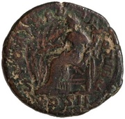 As - Lucius Verus FORT RED TR POT III COS II S C; Fortuna, Rome, 162-163 reverse image