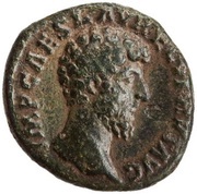 As - Lucius Verus PROFECTIO AVG TR P III COS II S C obverse image
