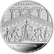 1000 Francs NYSE obverse image