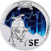 1000 Francs NYSE, Cameroon, 2017 reverse image