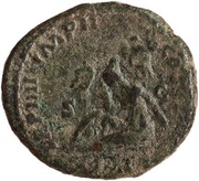 As - Lucius Verus TR P IIII IMP II COS II S C ARMEN; Armenia, Rome, 163-164 reverse image
