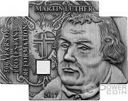 1000 Francs Martin Luther reverse image