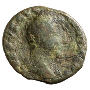 As - Lucius Verus TR P IIII IMP II COS II S C; Victory obverse image