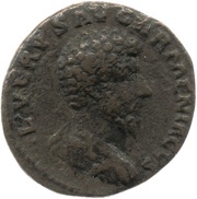 As - Lucius Verus TR P IIII IMP II COS II S C obverse image