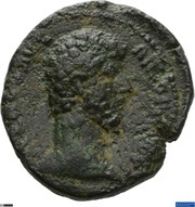 As - Lucius Verus FORT RED TR P V IMP II COS II S C; Fortuna obverse image