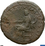 As - Lucius Verus FORT RED TR P V IMP II COS II S C; Fortuna, Rome, 164-165 reverse image
