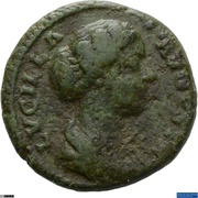 As - Lucilla IVNO S C; Juno obverse image
