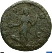 As - Lucilla IVNO S C; Juno, Rome, 164-169 reverse image