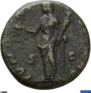 As - Lucilla IVNONI LVCINAE S C; Juno, Rome, 164-169 reverse image
