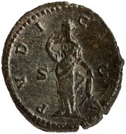 As - Lucilla PVDICITIA S C; Pudicitia, Rome, 164-169 reverse image