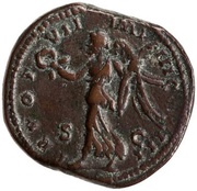 As - Lucius Verus TR P VIII IMP IIII COS III S C, Rome, 167-168 reverse image